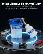 OMT 3L Vacuum Brake Bleeder Kit, 3.2 qt Pneumatic Brake Fluid Bleeder Kit
