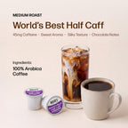 Maud's Half Caff Medium Roast Coffee Pods, 100ct