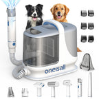 oneisall Dog Grooming Vacuum Kits with Pet Clipper