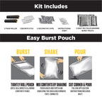 Rust-Oleum RockSolid Garage Floor Coating Kit, Gray, 2.5 Car Kit