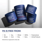 BodyHealth PerfectAmino Powder - BCAA and EAA Powder for Pre and Post Workout - Amino Acid Energy Drink for Men and Women to Support Lean Muscle and