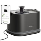 PETLIBRO Upgrade Cat Water Fountain Stainless Steel Tray, Dockstream 2 Cat Fountain Indoor, 3L/101oz Auto Cat Fountains for Drinking, App Monitoring