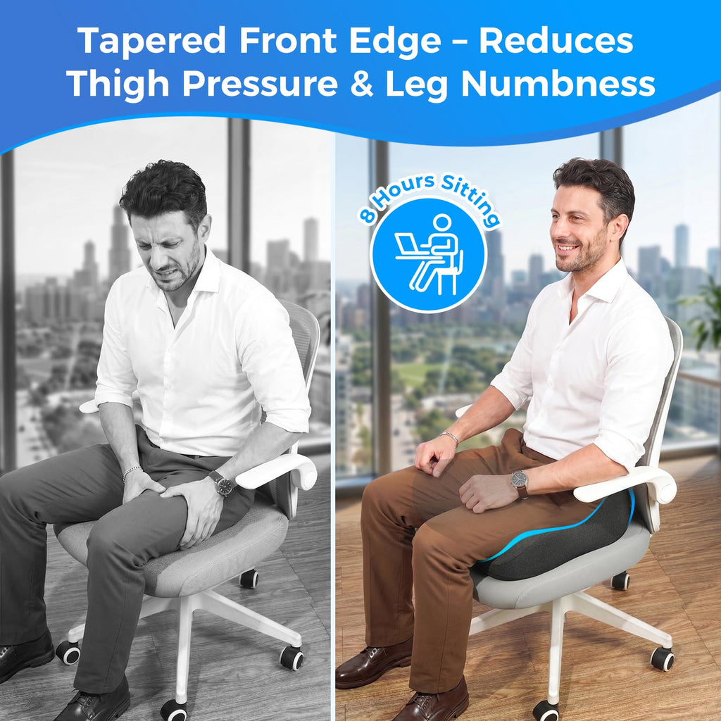 Seat Cushion for Tailbone & Sciatica Pain Relief