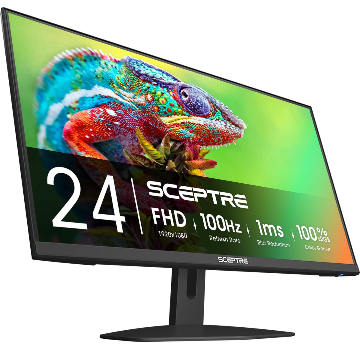 Sceptre 27-inch Prime Gaming Monitor 100Hz 1ms DisplayPort HDMI x2 100% sRGB AMD FreeSync Build-in Speakers, Eye Care Frameless Machine Black 2025