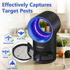Fruit Fly Traps for Indoors, Blue Gnat Trap Indoor with Suction & Timer