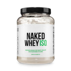 NAKED Whey Isolate Protein - Only 2 Ingredients, 30g Grass-Fed Protein, Zero Carb, Unflavored, Undenatured, Non-GMO, No Soy, Gluten-Free, No