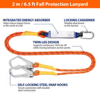 Safety Harness Fall Protection Kit: Full Body Roofing harnesses