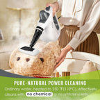 Phueut Pressurized Handheld Multi-Surface Natural Steam Cleaner with 12 pcs Accessories, Multi-Purpose Steamer for Home Use, Steamer for Cleaning