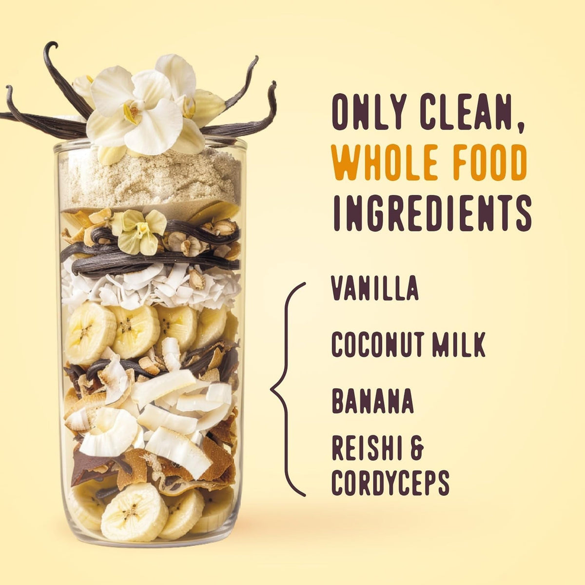 FlavCity All-in-One Protein Smoothie Powder, Vanilla, 20 Servings