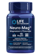 Life Extension Neuro-Mag Magnesium L-Threonate, 90 Vegetarian Capsules