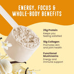 FlavCity All-in-One Protein Smoothie Powder, Vanilla, 20 Servings