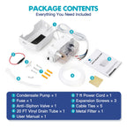 Compact Mini Split Condensate Pump, Ultra Quiet