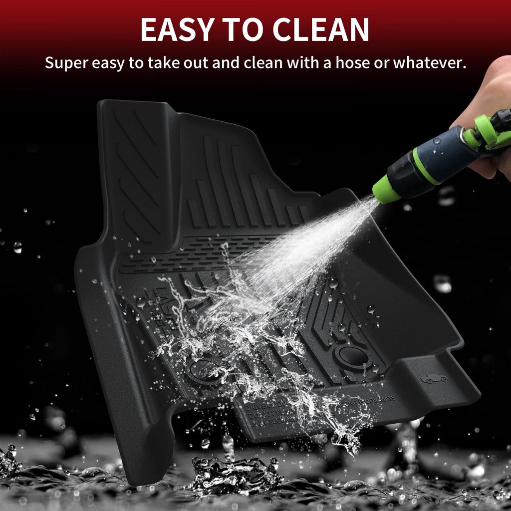 LASFIT Floor Mats for Toyota Tacoma 2024 2025 2026 Double Cab Auto Tran Gas