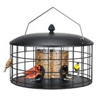 Veehoo Squirrel Proof Bird Feeders for Outdoors Hanging, Extra Wide 11.8"