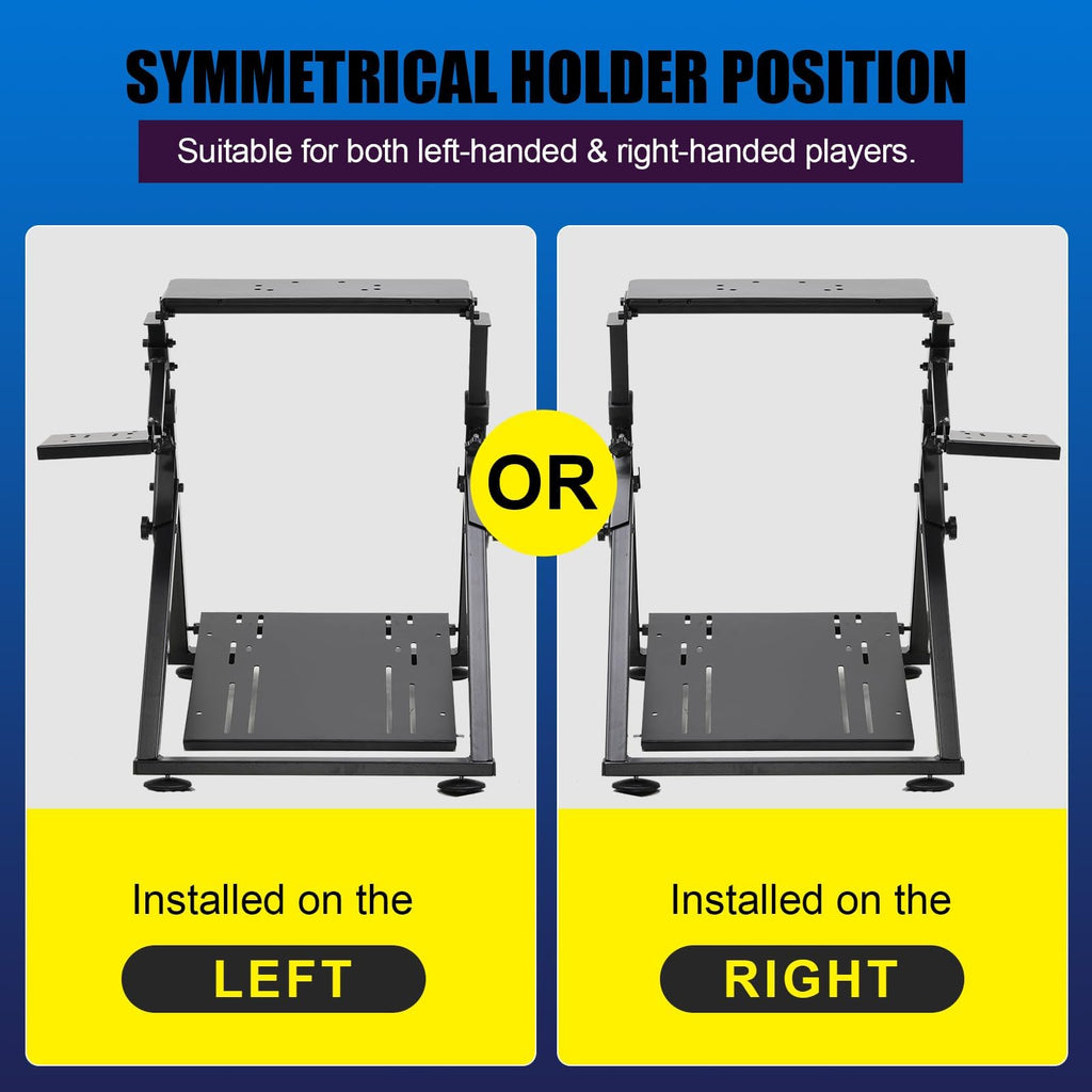 GTPLAYER Sim Racing Wheel Stand Simulator Cockpit Wheel Stand Racing Steering Shifter Mount fit for Logitech G25 G27 G29 G920 G923 Thrustmaster