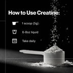 Momentous Creatine Monohydrate Powder, 5g per Serving, Unflavored