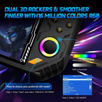 RG52MINI Retro Handheld Game Console, 5.5 Inch IPS Screen, Portable Dual System, 64GB Support 30+ Emulator&22000+ Classic Games, WiFi Networked