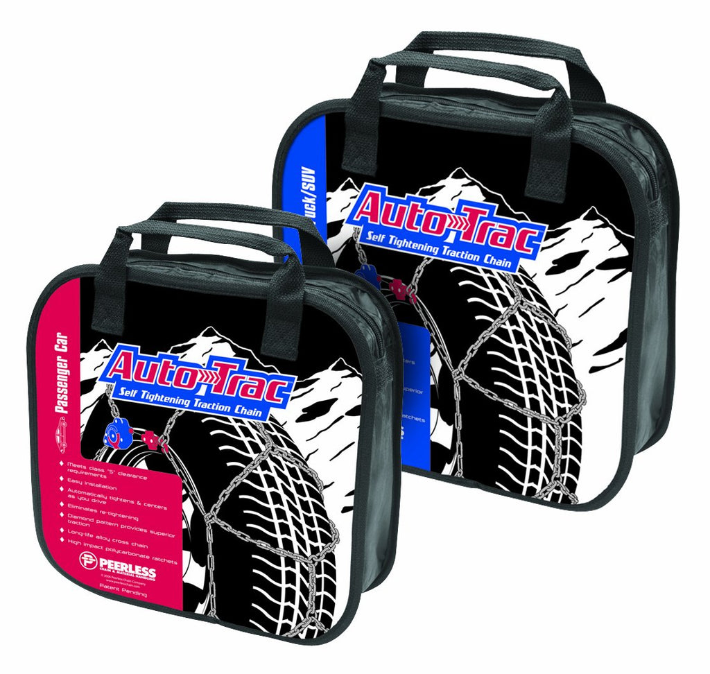 SCC 0232805 Auto-Trac Light Truck/SUV Tire Traction Chain - Set of 2