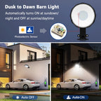 100W Dusk to Dawn Outdoor Lighting with 10000LM 5000K Daylight