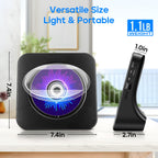 Portable CD Player with Bluetooth, Hi-Fi Speakers & FM Radio