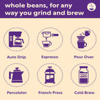 Coffee Bean Direct Italian Roast Espresso, Whole Bean, 5lb Bag