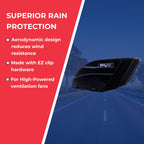 MAXXAIR FANMATE 00-955002 RV Fan and Vent Cover, Black