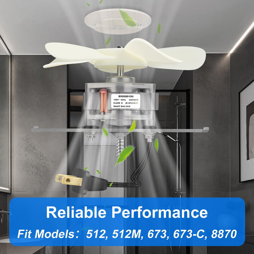 S99080199 99080199 Bathroom Exhaust Fan Motor Replacement