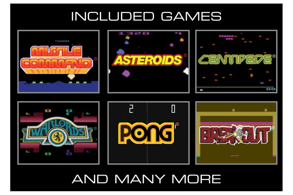 My Arcade Atari Pocket Player-Console preloaded with 100 Games, 2.8" Screen