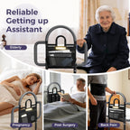 Bed Rails for Elderly Adults, 400lbs Load with Motion Sensor Light