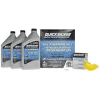 Quicksilver 4-Stroke Oil Change Kit – for Mercury Outboard Engines – 15, 20, 25, 30, 40, 50, 60, 75, 90, 115, 150, 175, 200, 225, 250, 300, 350, 400
