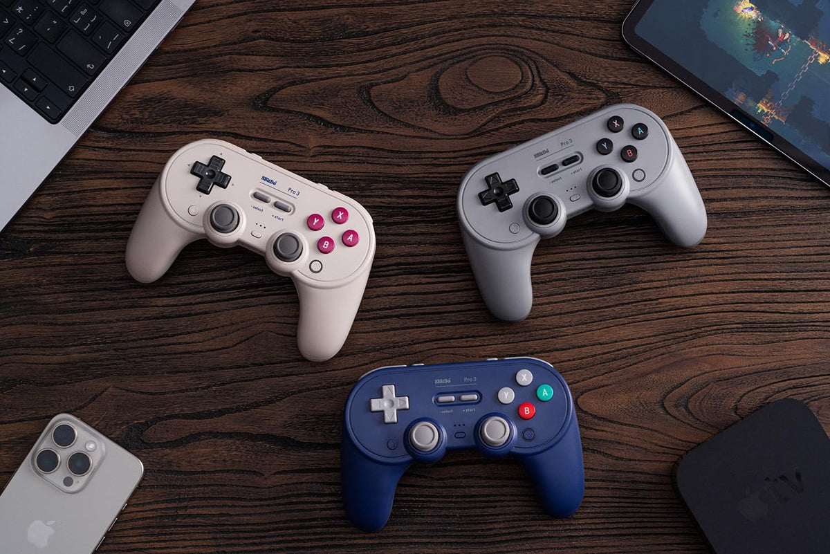 8Bitdo Pro 3 Bluetooth Controller for Switch1/2, PC & Android, Purple