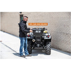 Buyers Products ATVS100 100 lb ATV Rear Rack Mount Broadcast Spreader
