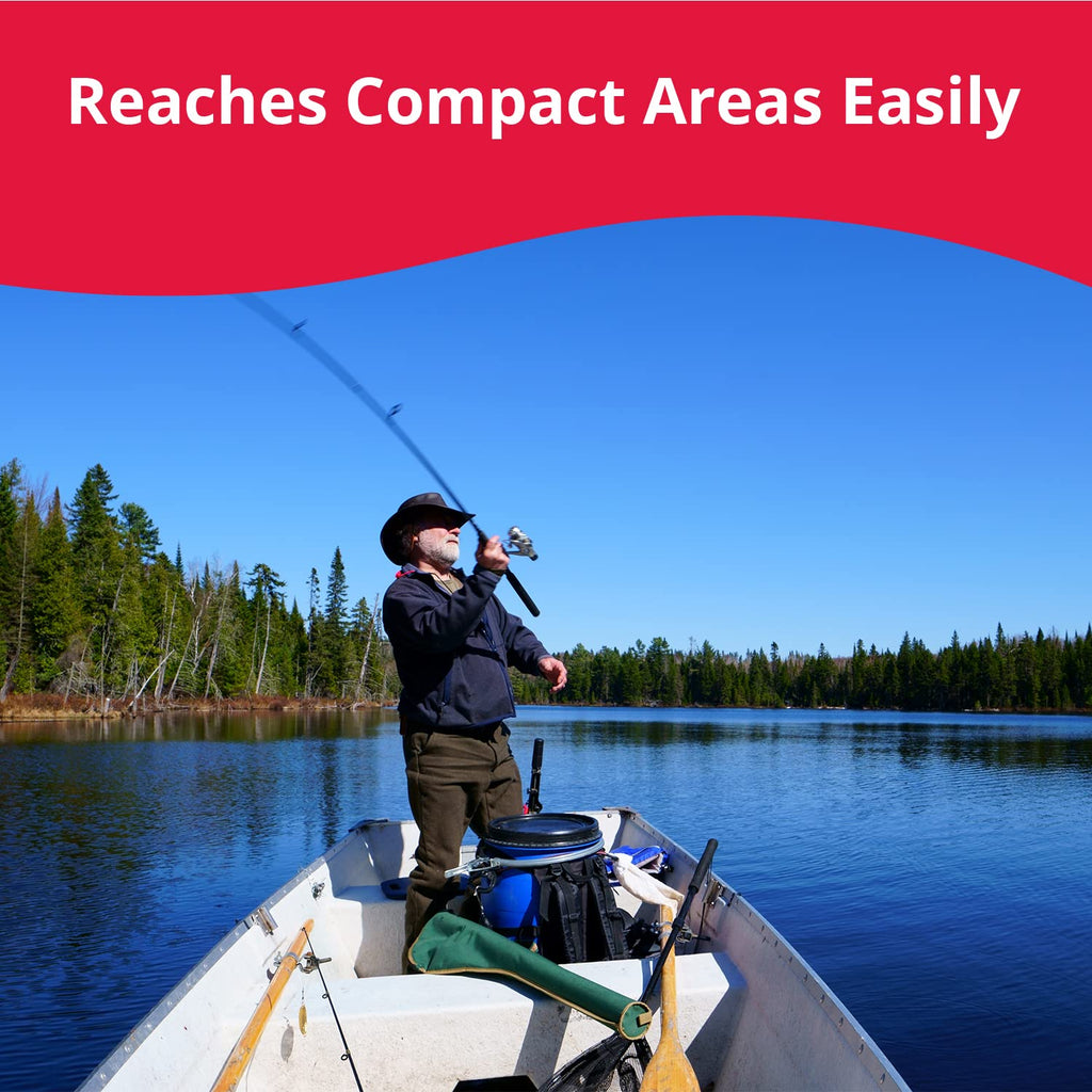 SeaSense Hand Bilge Pump - Self-Priming, Manual Bilge Pump for Water Removal on Small Boats, Kayaks, Canoes, Bilges or Any Place Water Collects - 18"