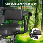 Rear Child Bike Seat,Rear Mounted Child Bike Seats,Back Mount Child Seat with Back Rest Armrest Foot Pedals,Width Adjustable Bicycle Rear Seat,Fits