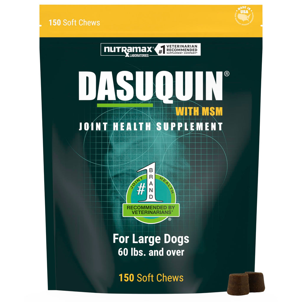 Nutramax Dasuquin MSM Joint Supplement for Large Dogs, Soft Chews, 150ct