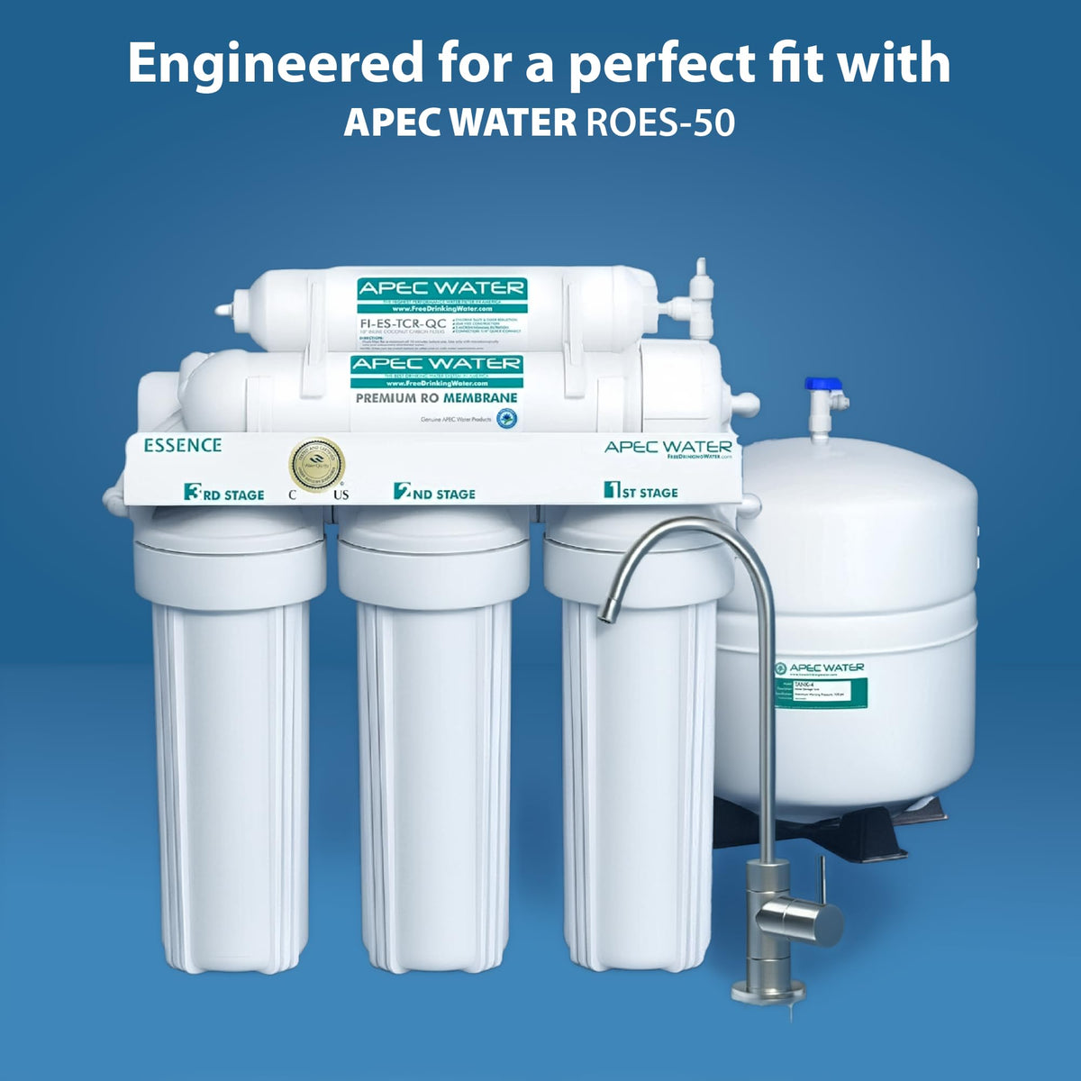 APEC Essence Series 50 GPD Complete Replacement Filter for Undersink System(FILTER-MAX-ES50)