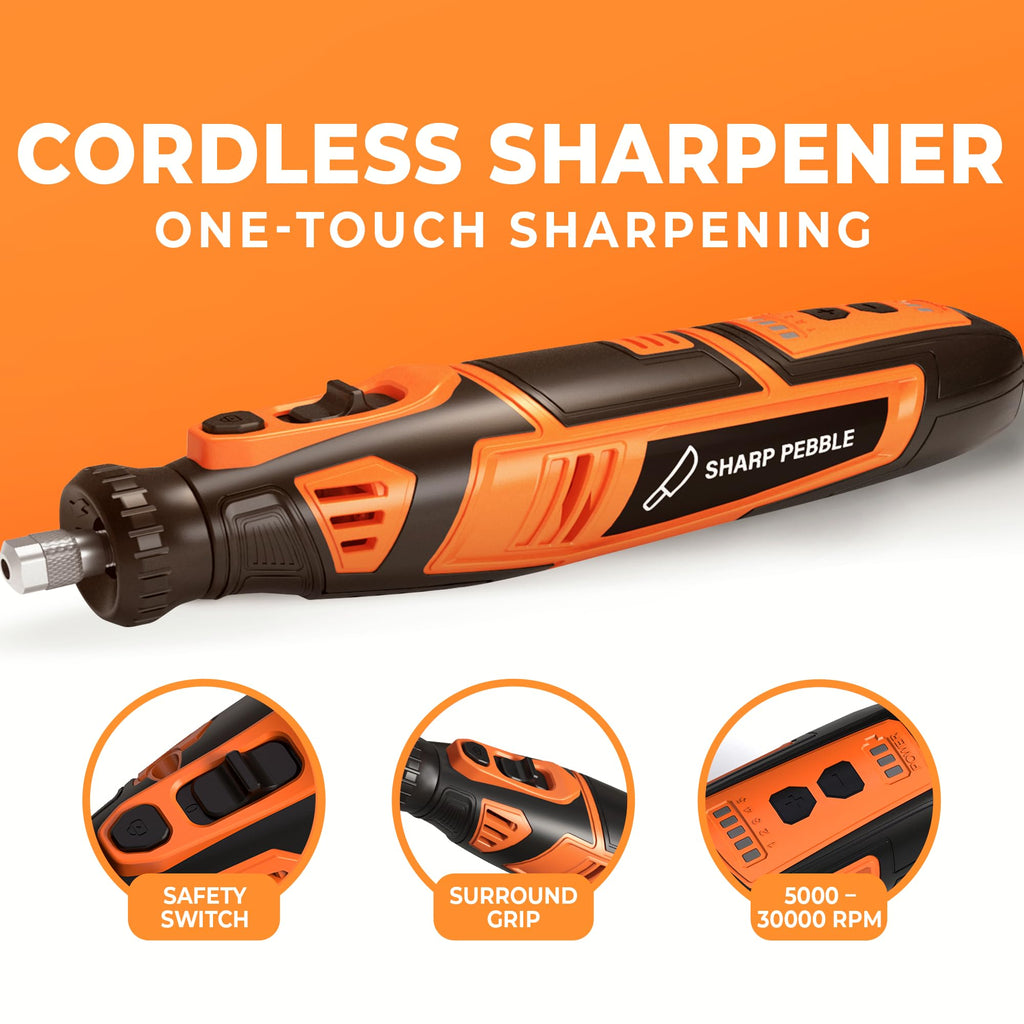Sharp Pebble Electric Cordless Chainsaw Sharpener Kit - Chain Saw Tool