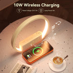Vivilumens Sunrise Alarm Clock Wireless Charger, White Noise Sound Machine