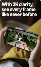 Blink Outdoor 2K+ (newest model) — Wireless smart security camera, 2K video resolution, enhanced audio, two-year battery. Required Sync Module not
