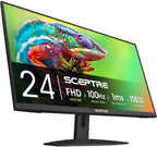 Sceptre 27-inch Prime Gaming Monitor 100Hz 1ms DisplayPort HDMI x2 100% sRGB AMD FreeSync Build-in Speakers, Eye Care Frameless Machine Black 2025