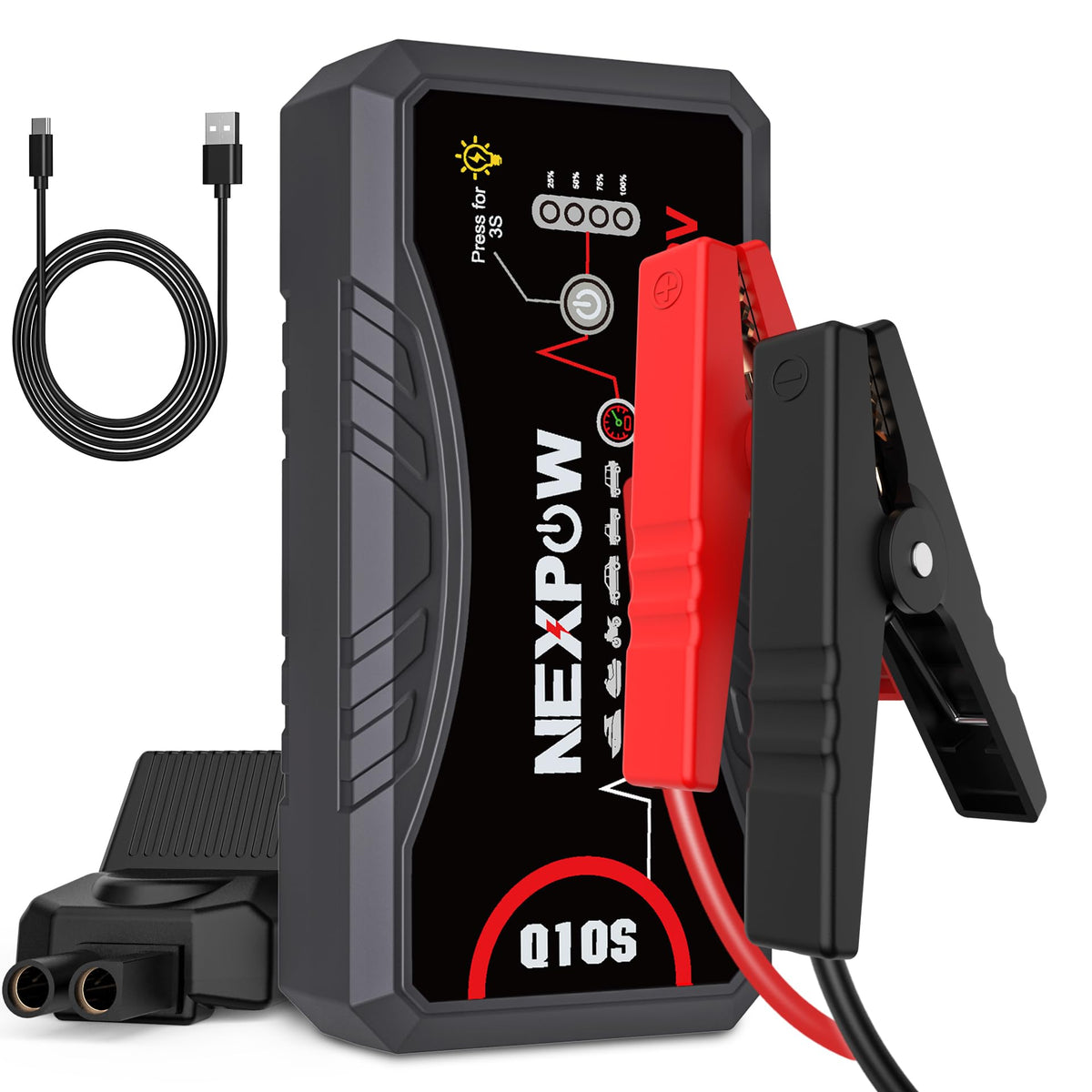 NEXPOW Car Jump Starter 2026 Upgraded Car Battery Jump Starter Pack
