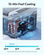 EUHOMY 12QT 12 Volt Refrigerator, Portable Car Fridge with App Control