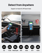TOPDON BT200 Car Battery Tester, 12V/24V, 100-2000 CCA Load Tester