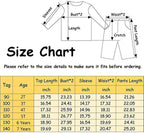 FEDPOP Toddler Halloween Pajamas Kids Skeleton Glow in the Dark Sleepwear Pjs Set 5T
