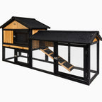 i.Pet Extra Large Wooden Outdoor Chicken Coop Rabbit Hutch With Run