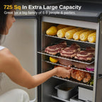 EAST OAK 30 in Outdoor Electric Smoker With Built-In Meat Probe