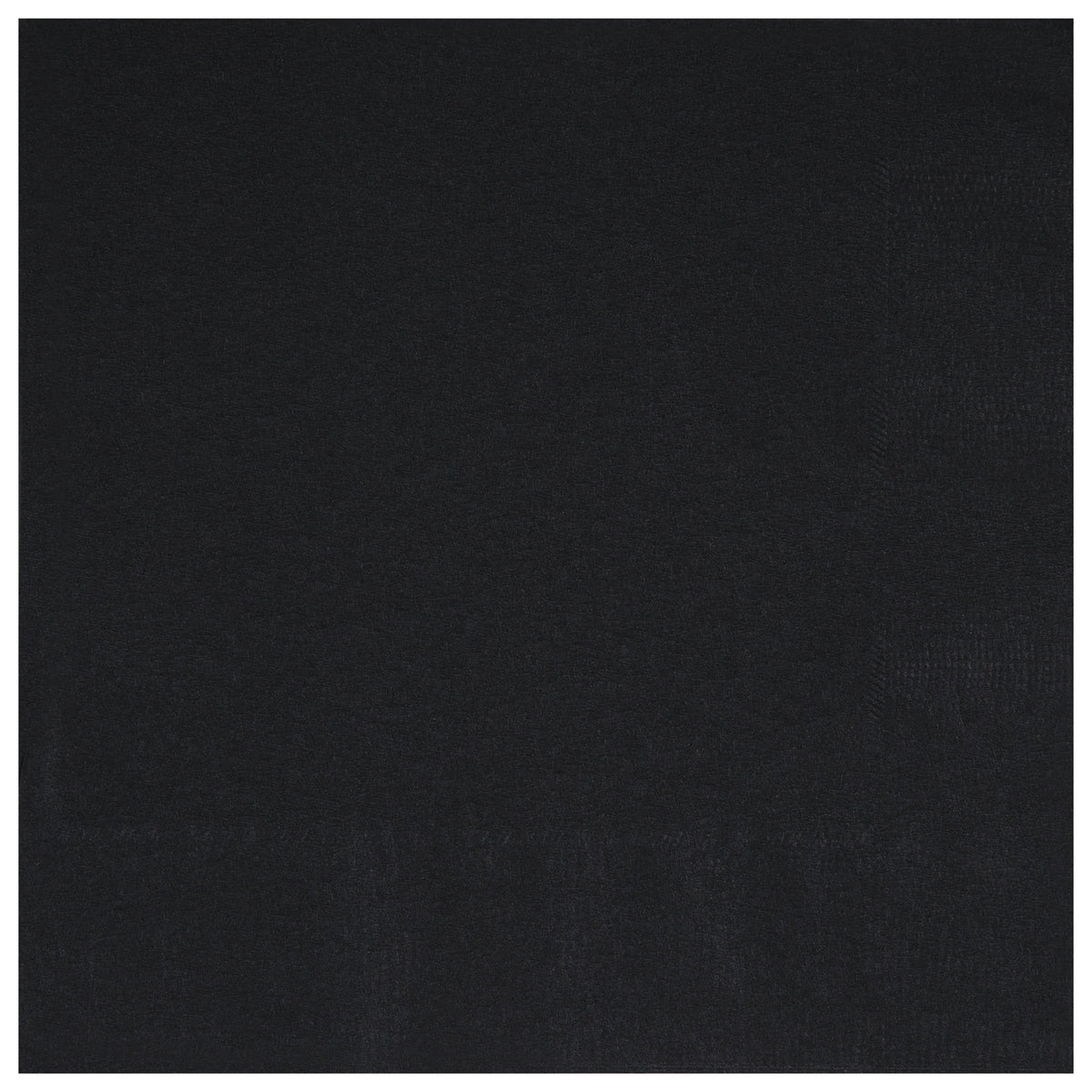 75 Count 6.5IN x 6.5IN Black Disposable Paper Napkins by Way To Celebrate