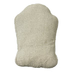 Eek Tombstone-Shaped Decorative Pillow, Black and Beige, 10" x 15", Halloween by Way To Celebrate