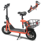 SEHOMY Electric Scooter With Seat, 450W 8.0Ah Battery, 20-Mile Range, 15.5 Mph