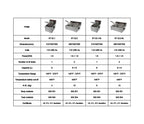 Commercial Electric Countertop Stainless Steel Deep Fryer 23 in 12L 2.5KW